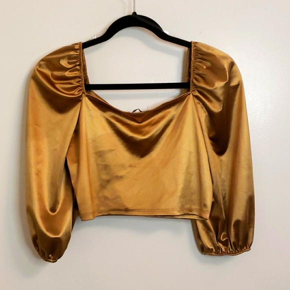Papermoon gold crop top - Picture 5 of 9